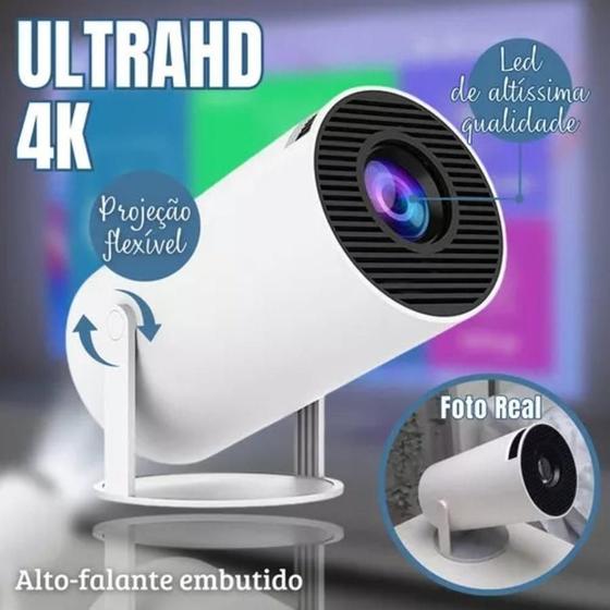 Projetor Portatil 5G Wifi 6 BT 5.0 Android 11Projetor 4K 1080P Full HD